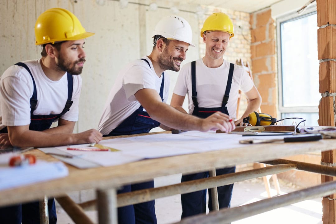 Happy workers