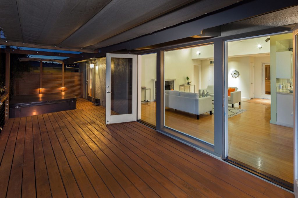 Custom Second Floor Exterior Deck by Top Home Builders - Home Renovation San Jose
