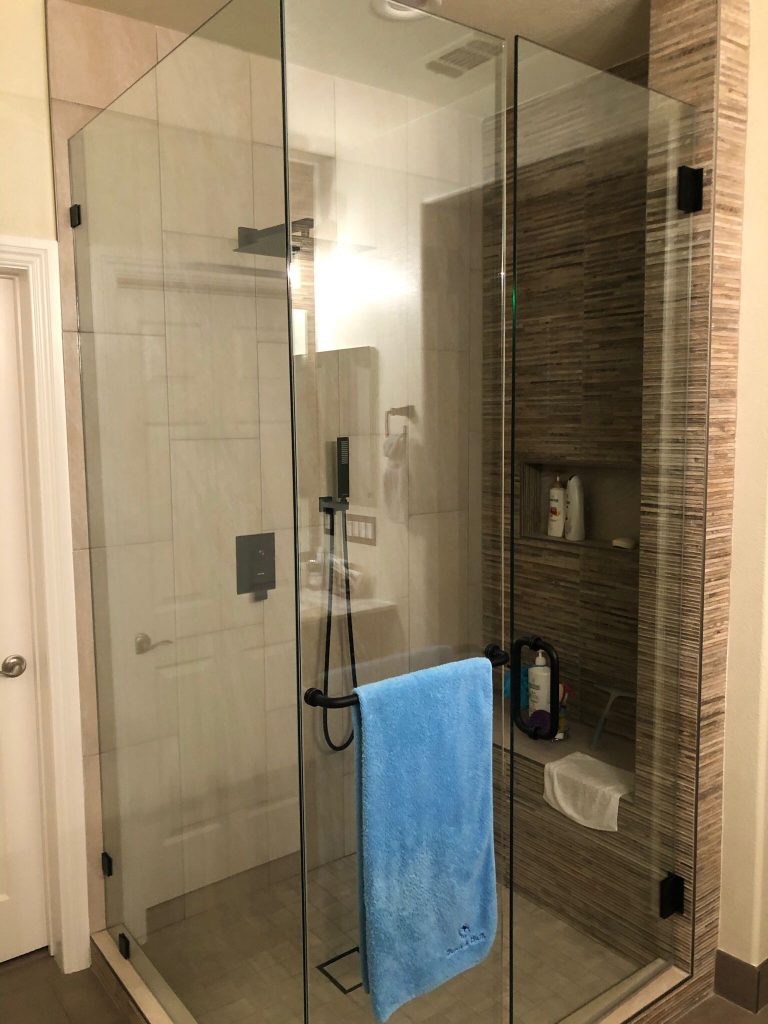 Amazing Walk in Shower in Custom Bathroom