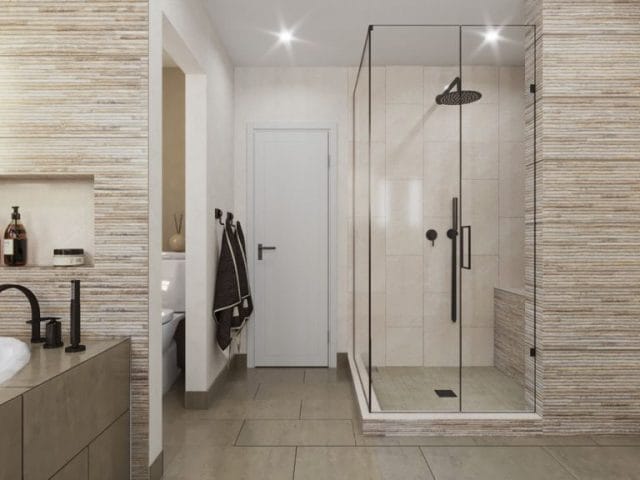 bathroom remodel project in California