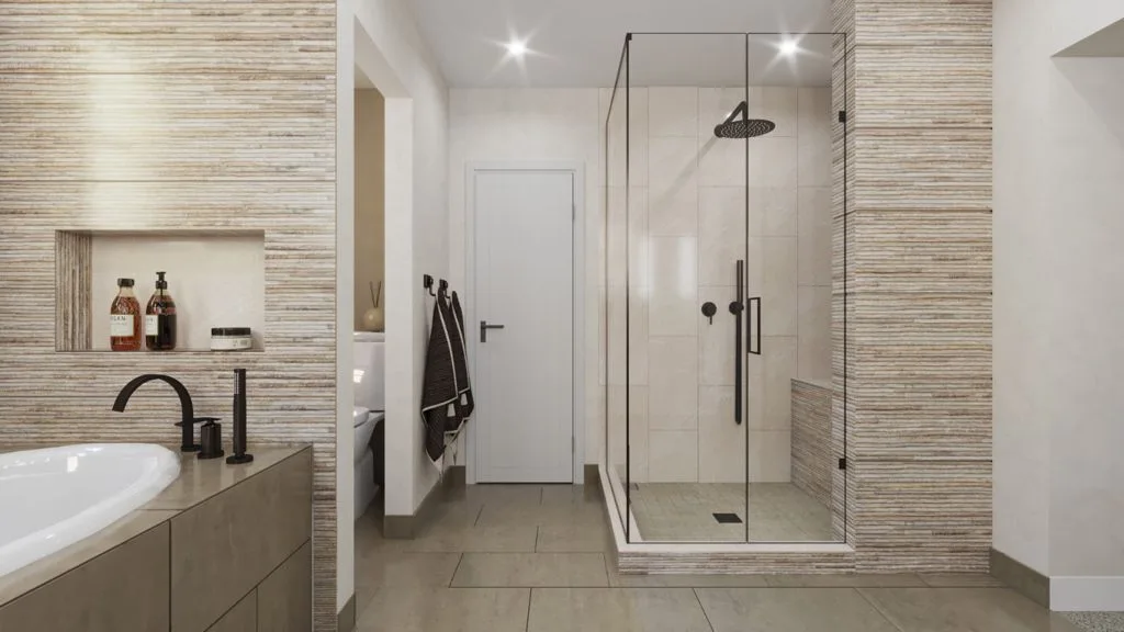 bathroom remodel project in California