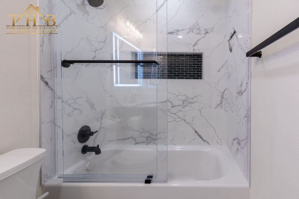 marble touch bath wall